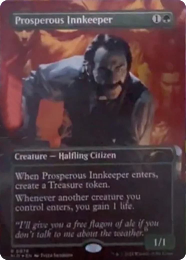 Prosperous Innkeeper [0878] [Borderless] [Secret Lair Drop] [Foil]