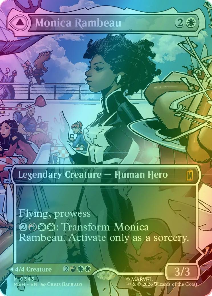 Monica Rambeau // Photon, Living Light [345] [Borderless] [Scene] [Marvel Super Heroes] [Foil]