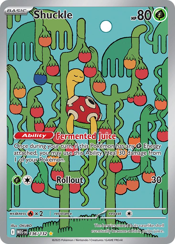 Shuckle - 136/132 - Illustration Rare [me01-136] [Ultra]