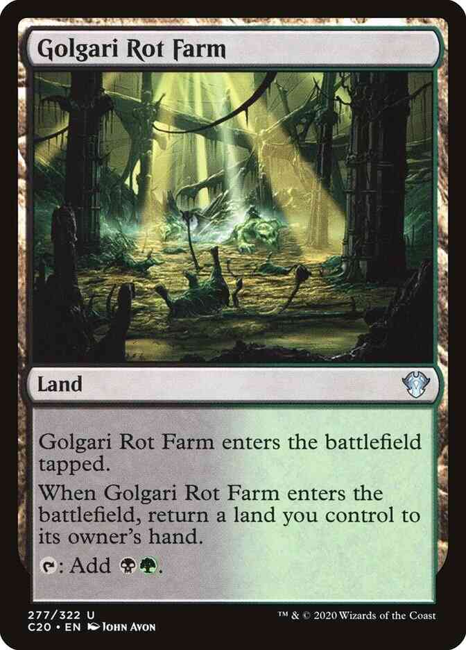 Golgari Rot Farm [277] [Commander 2020] [Non-Foil]