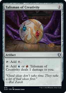 Talisman of Creativity [876] [Commander Legends: Battle for Baldur's Gate] [Non-Foil]