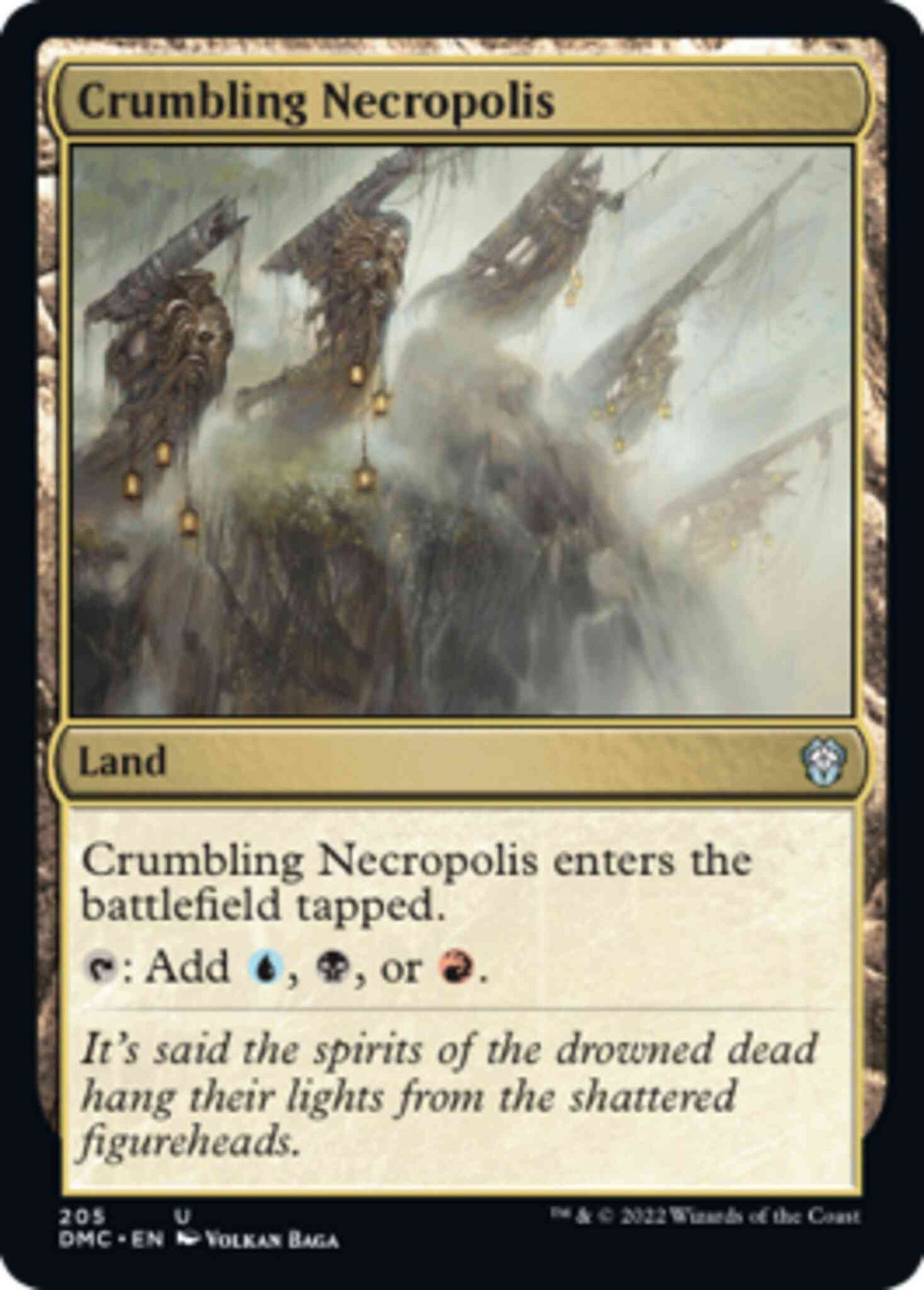 Crumbling Necropolis [205] [Dominaria United: Commander] [Non-Foil]