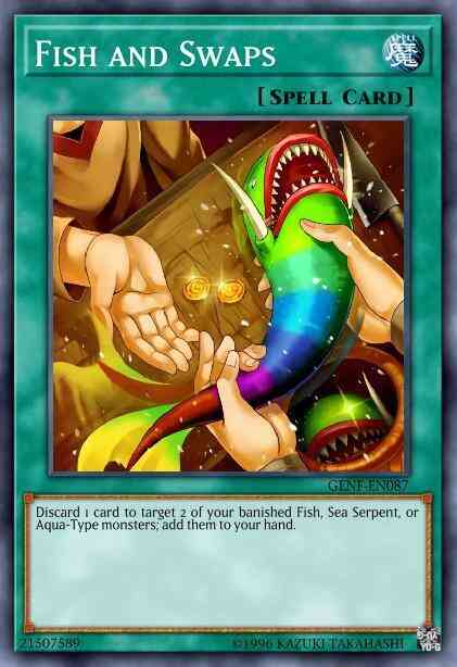 Fish and Swaps - GENF-EN087 - Rare - 1st Edition