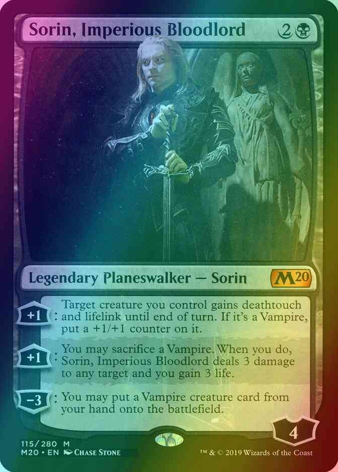 Sorin, Imperious Bloodlord [115] [Core Set 2020] [Foil]
