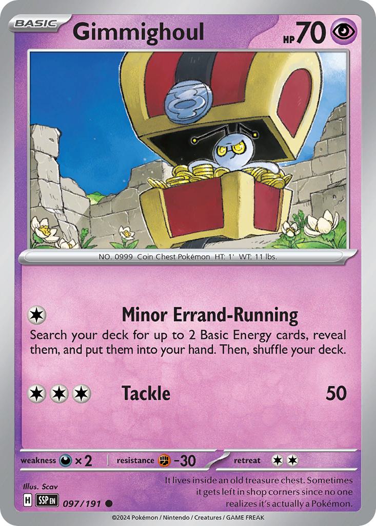 Gimmighoul - 097/191 - Common [sv08-097] [Non-Holo]