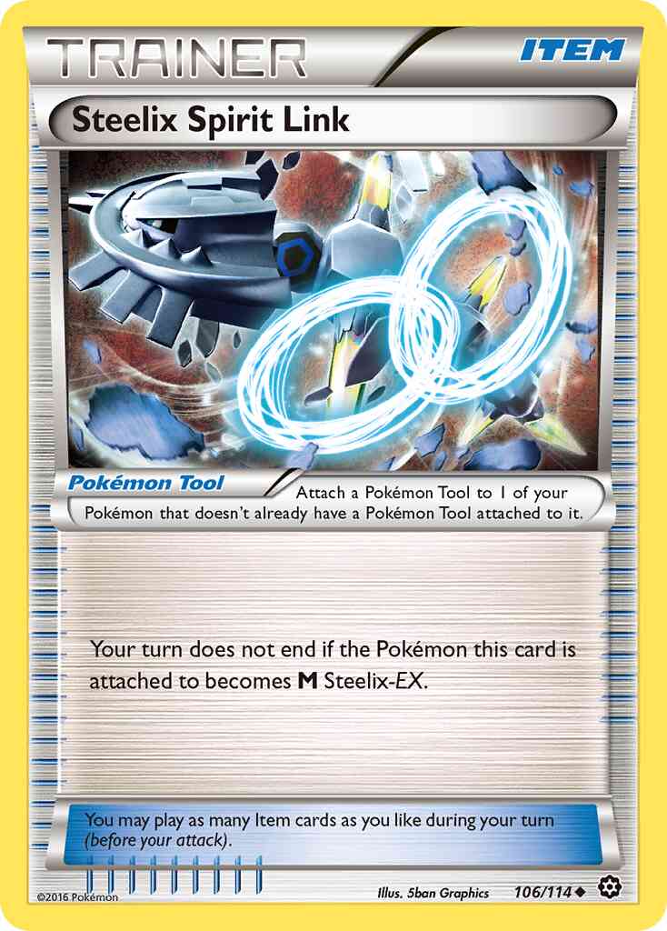Steelix Spirit Link - 106/114 - Uncommon [xy11-106] [Reverse Holo]