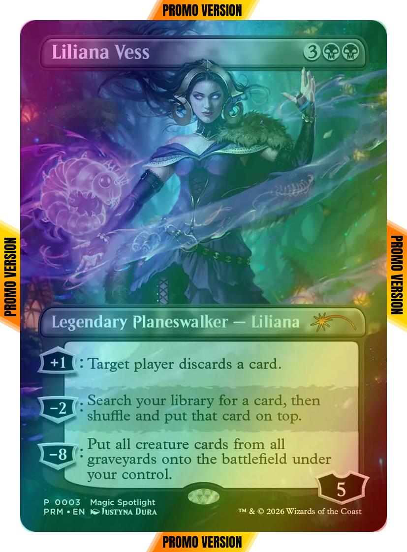Liliana Vess [10] [Borderless] [PRM-0003] [Spotlight Series] [Foil]