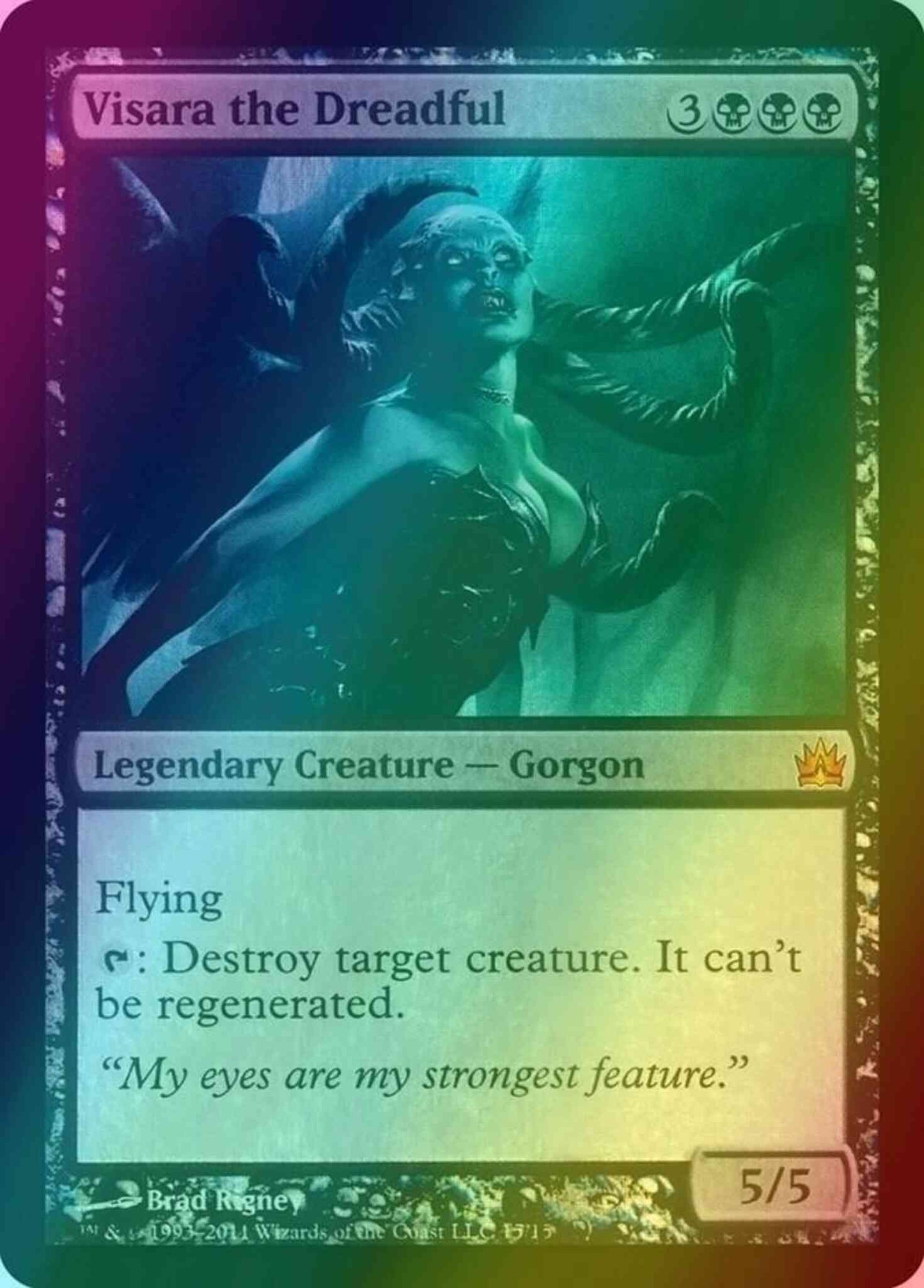 Visara the Dreadful [15] [From the Vault: Legends] [Foil]