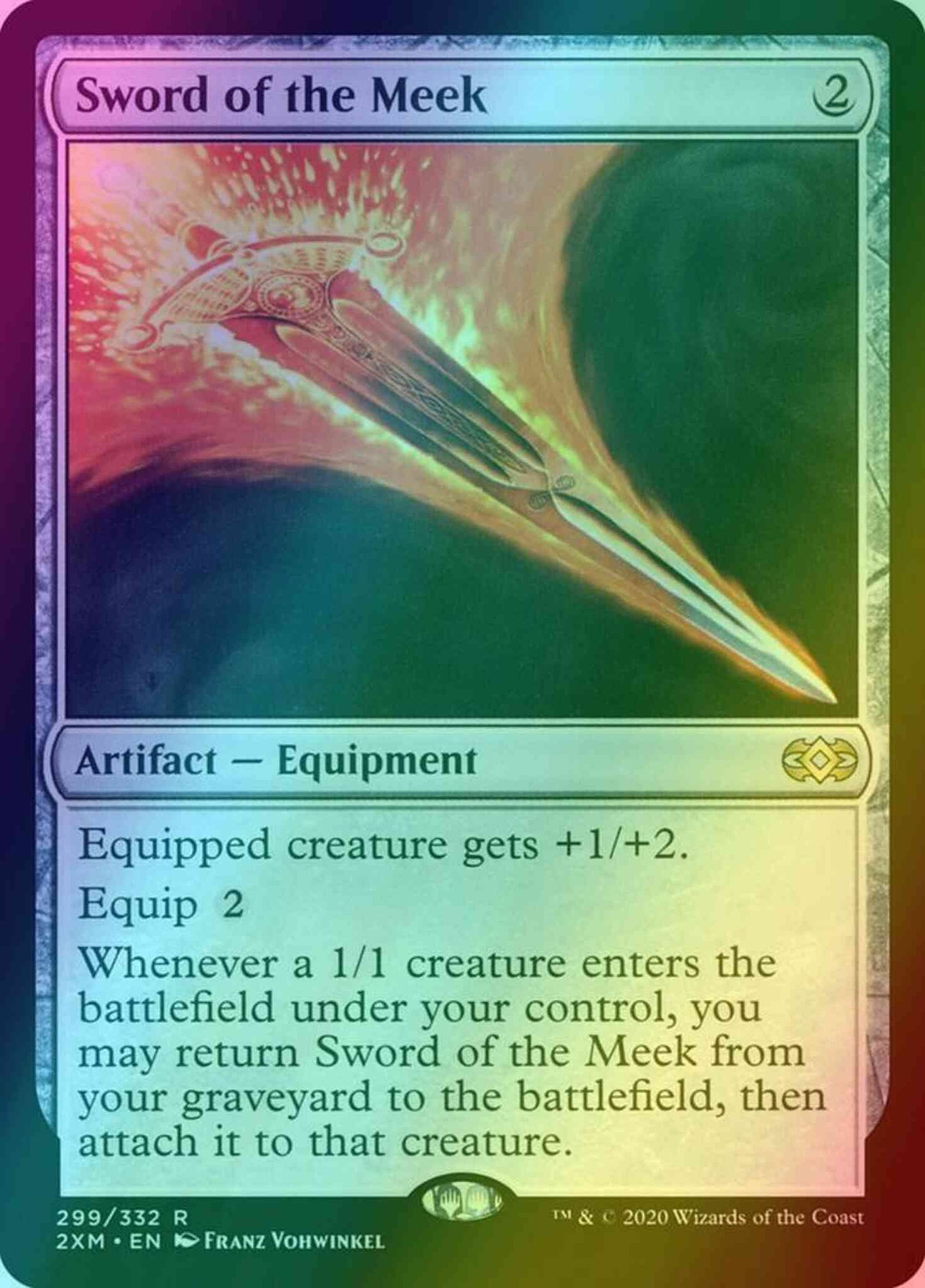 Sword of the Meek [299] [Double Masters] [Foil]