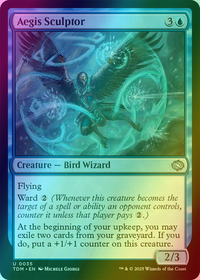 Aegis Sculptor [35] [Tarkir: Dragonstorm] [Foil]