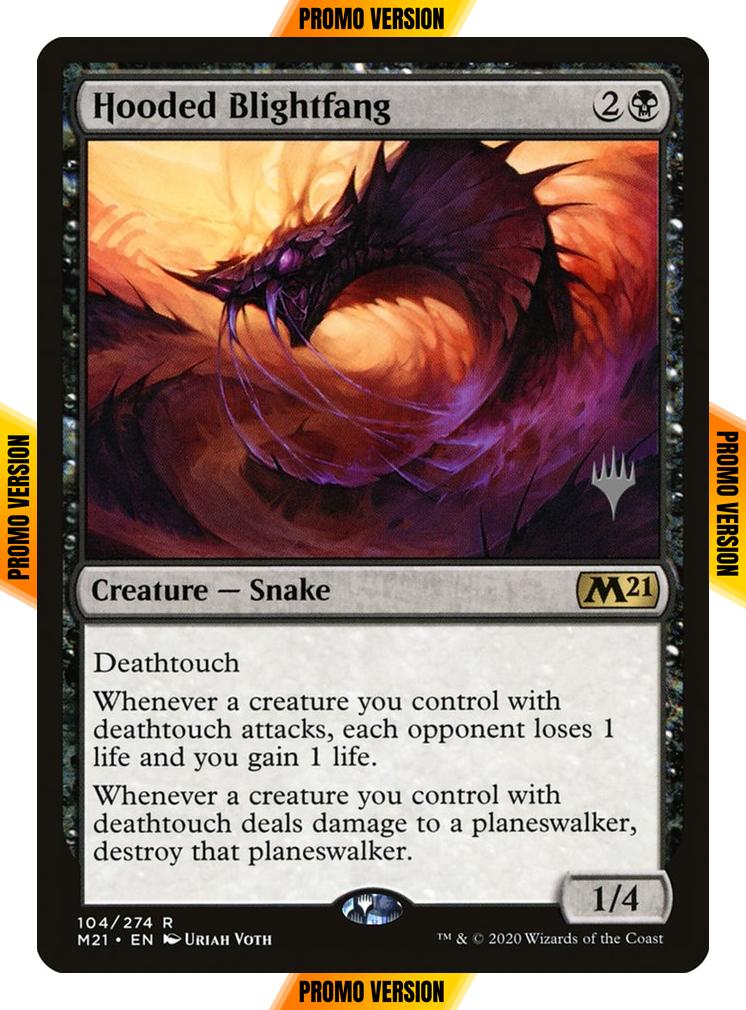 Hooded Blightfang [Promo Pack] [104p] [Core Set 2021 Promos] [Foil]