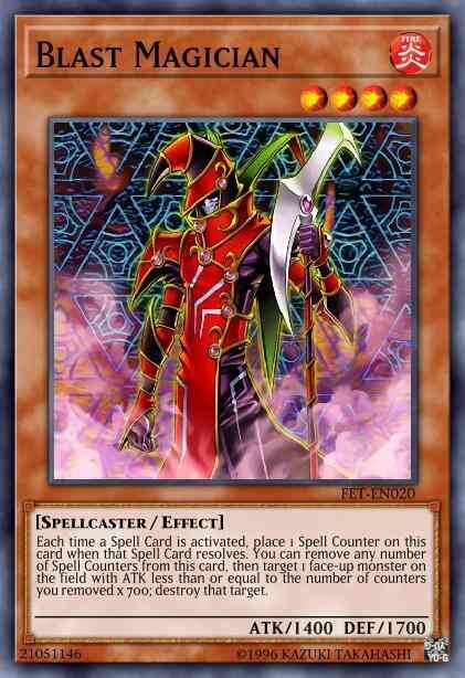 Blast Magician - FET-EN020 - Super Rare - 1st Edition