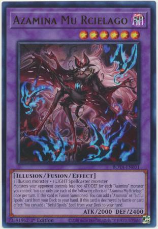 Azamina Mu Rcielago - ROTA-EN031 - Ultra Rare - 1st Edition