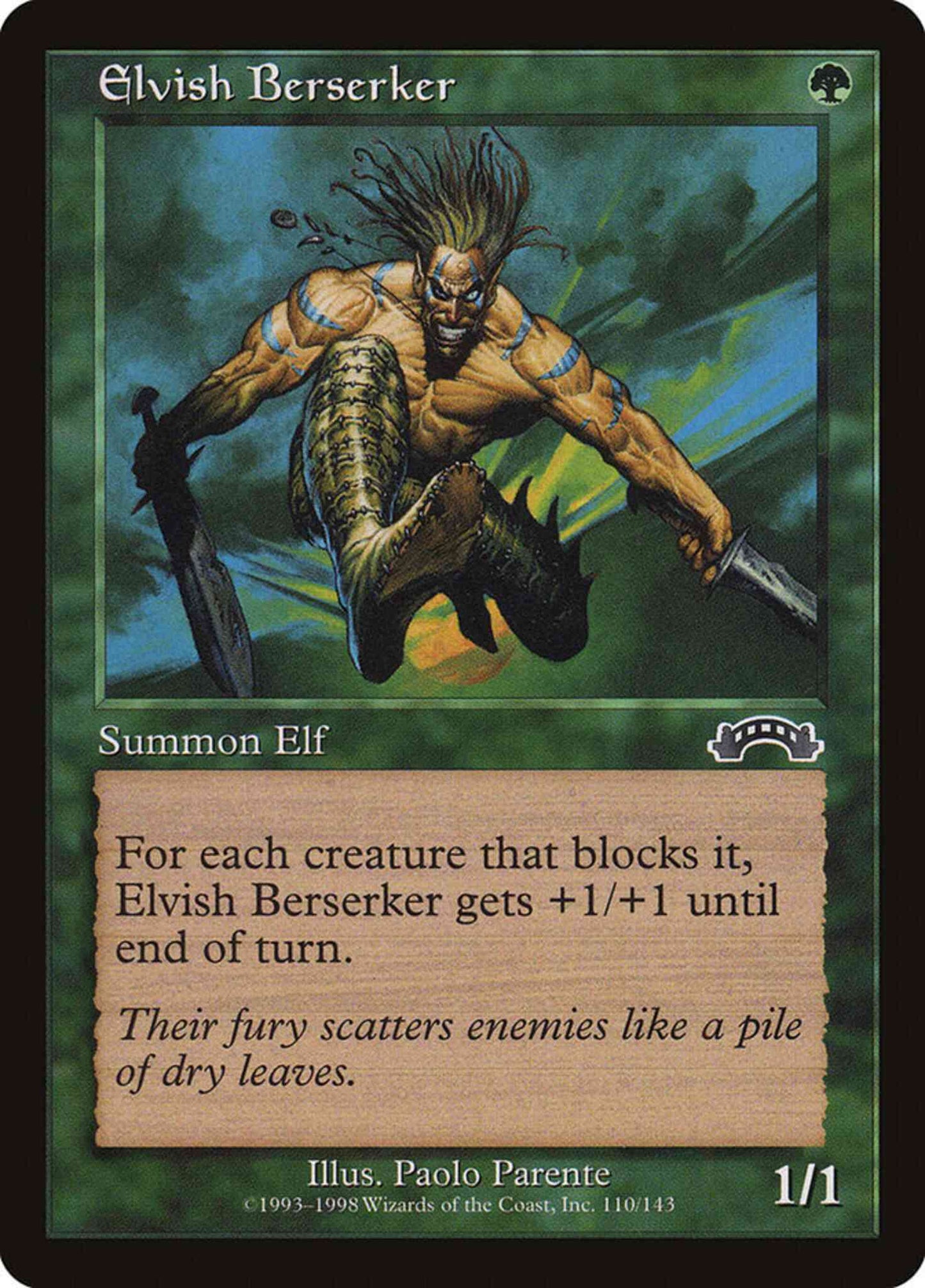 Elvish Berserker [110] [Exodus] [Non-Foil]