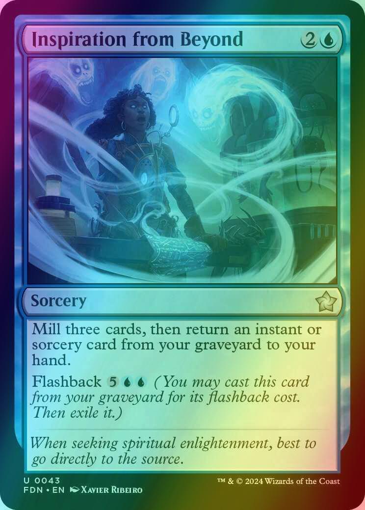 Inspiration from Beyond [43] [Foundations] [Foil]