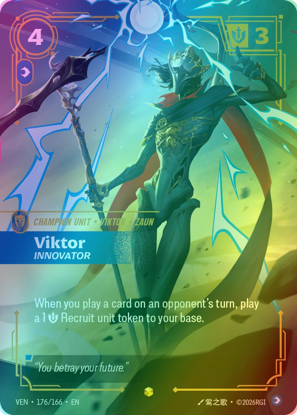 Viktor, Innovator - 176/166 [Vendetta] [Foil]