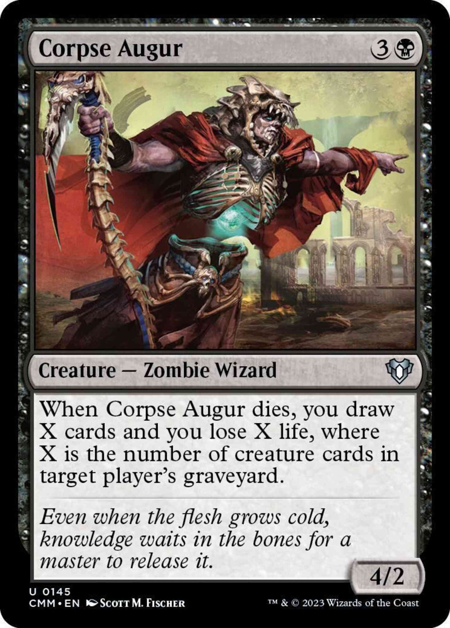 Corpse Augur [145] [Commander Masters] [Non-Foil]