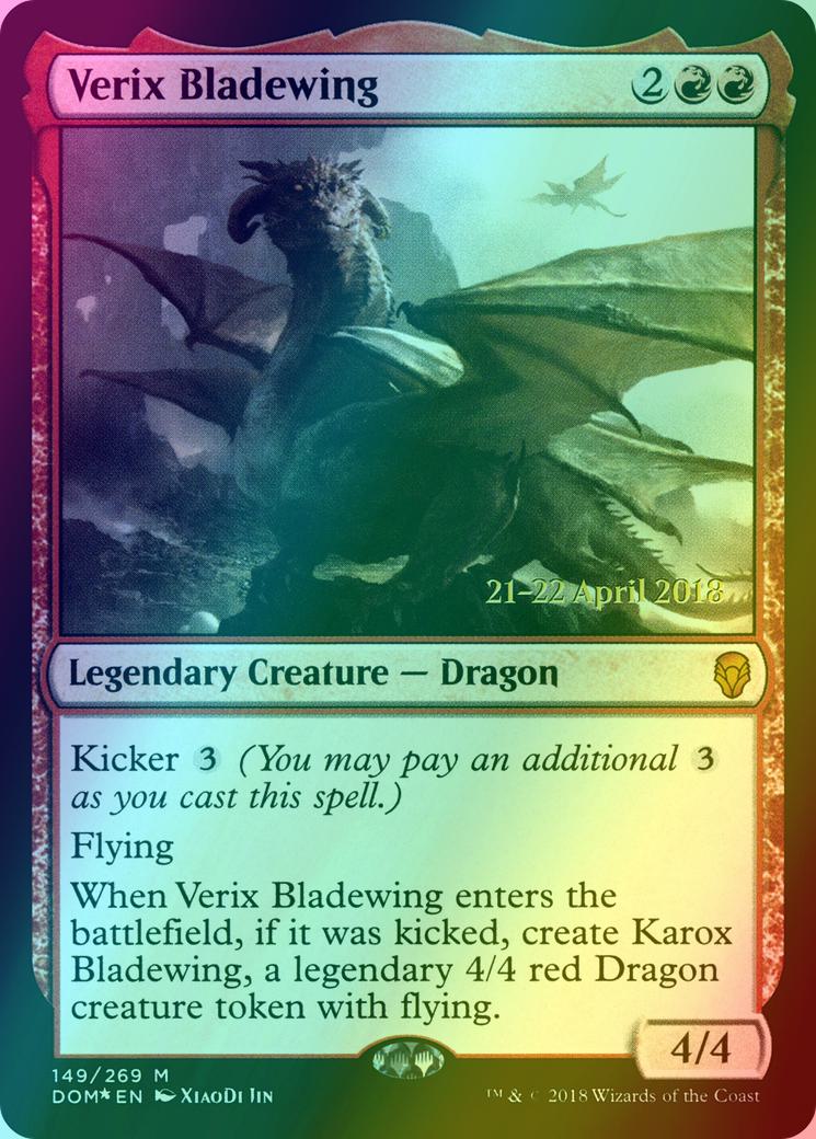 Verix Bladewing [149s] [Dominaria Promos] [Foil]