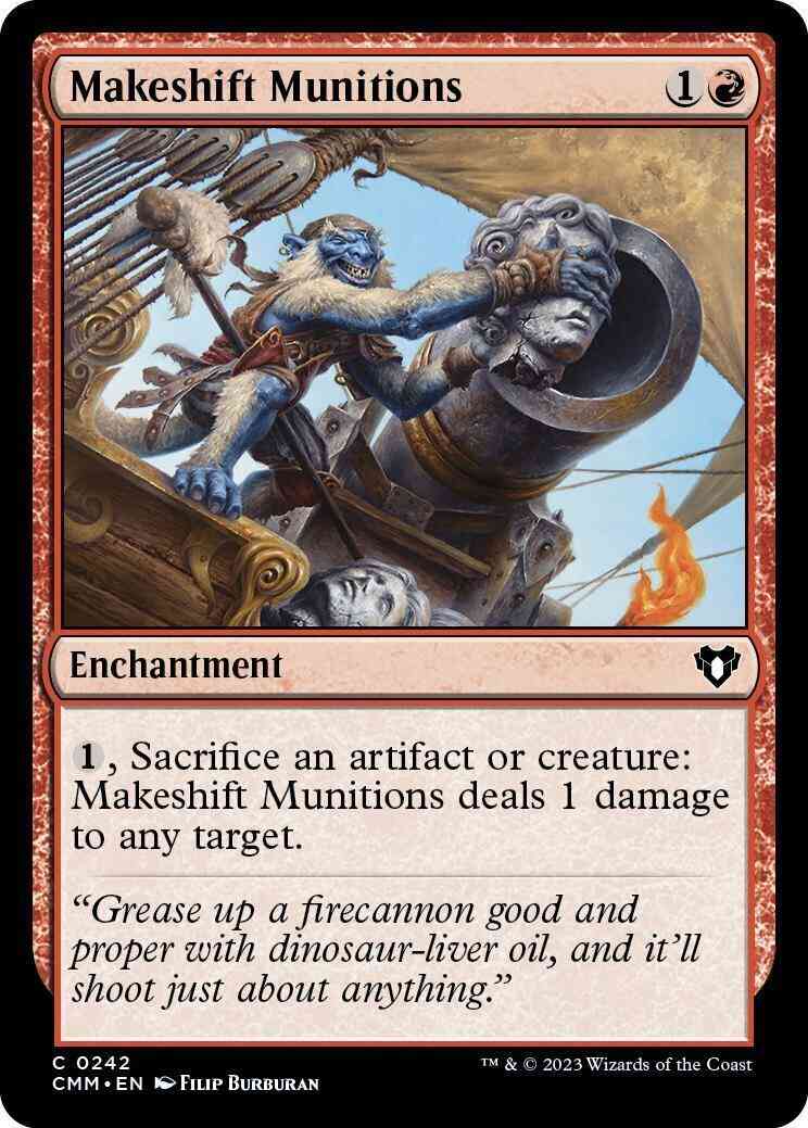 Makeshift Munitions [242] [Commander Masters] [Non-Foil]