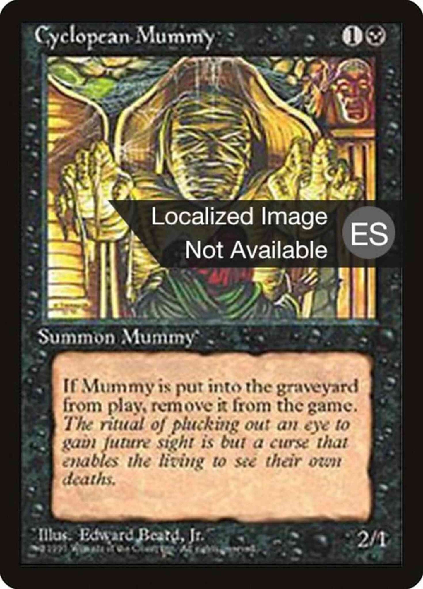 Cyclopean Mummy - Portuguese [128] [Fourth Edition Black Border: Portuguese] [Non-Foil]