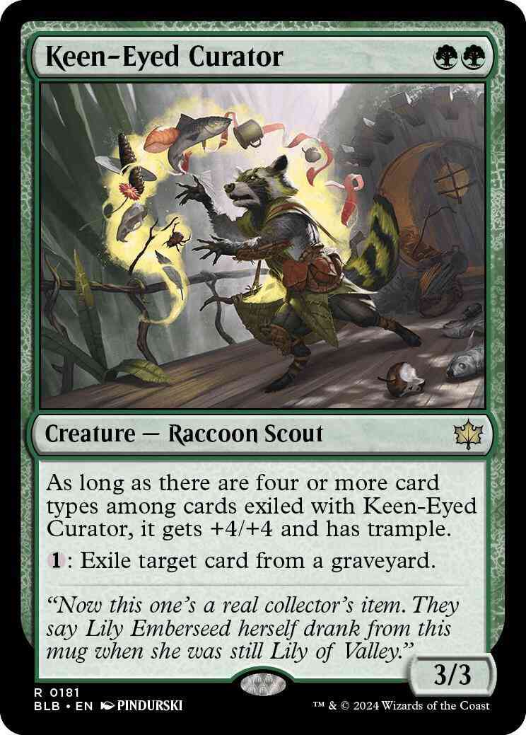 Keen-Eyed Curator [181] [Bloomburrow] [Foil]