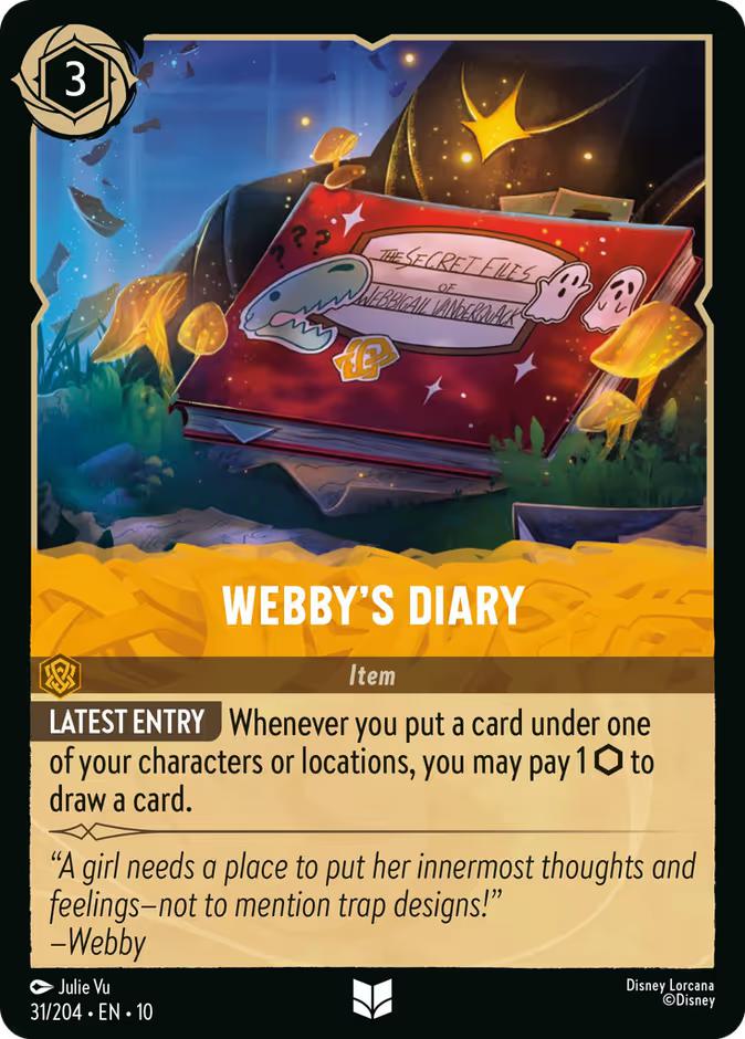 Webby's Diary - 31/204 [Whispers in the Well] [Non-Foil]