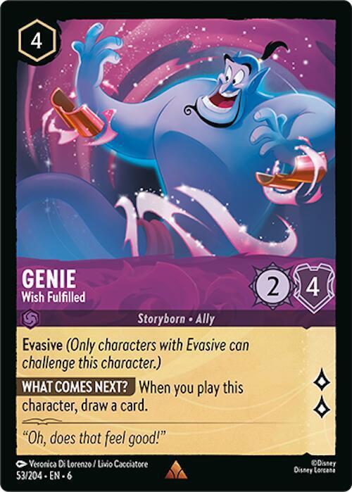 Genie - Wish Fulfilled - 53/204 [Azurite Sea] [Non-Foil]