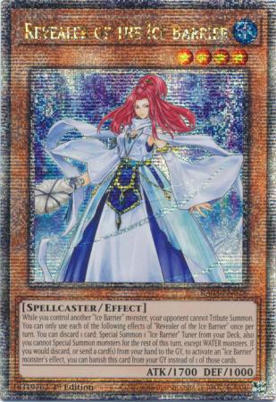 Revealer of the Ice Barrier - RA03-EN028 - Quarter Century Secret Rare - 1st Edition