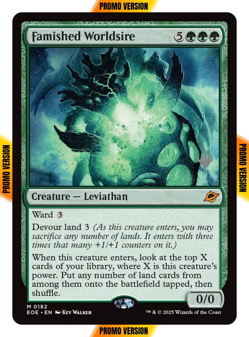 Famished Worldsire [182p] [Promo Pack] [Edge of Eternities: Promos] [Non-Foil]