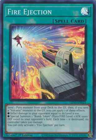 Fire Ejection - LD10-EN022 - Super Rare - 1st Edition