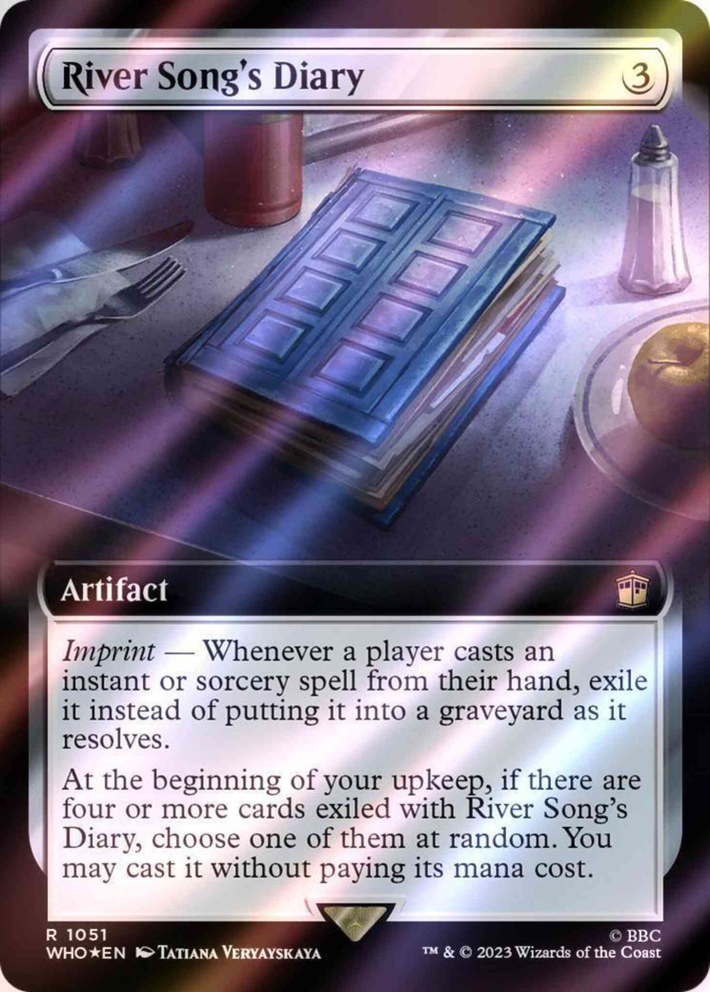 River Song's Diary [1051] [Extended Art] [Universes Beyond: Doctor Who] [Surge Foil]