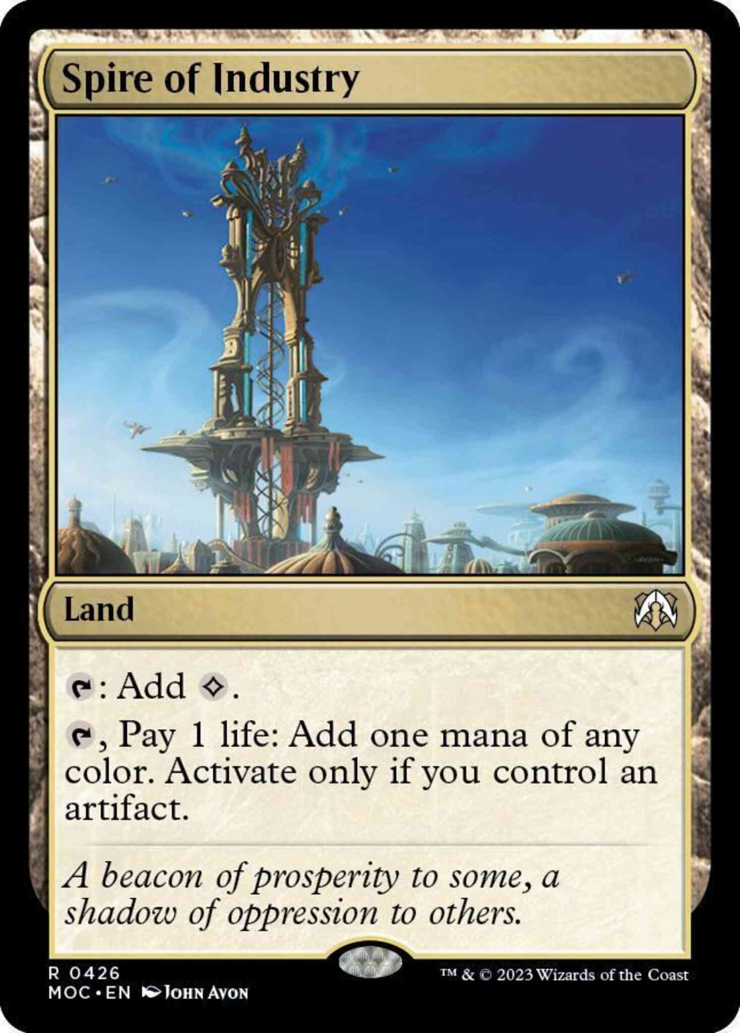 Spire of Industry [426] [March of the Machine: Commander] [Non-Foil]