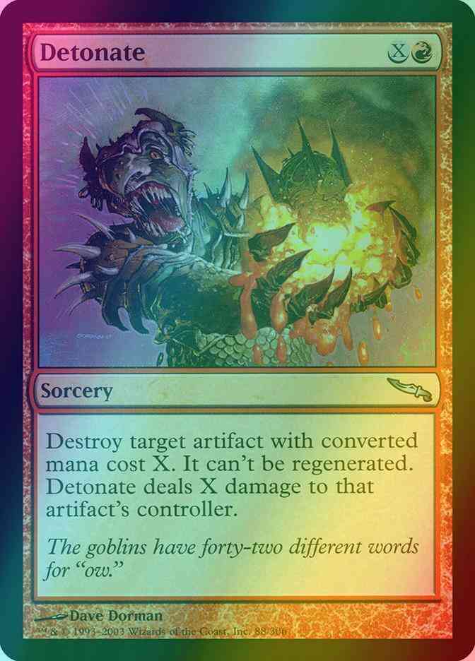 Detonate [88] [Mirrodin] [Foil]