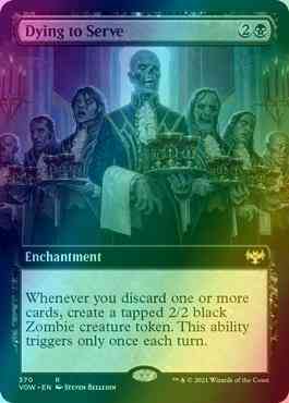 Dying to Serve [370] [Extended Art] [Innistrad: Crimson Vow] [Foil]