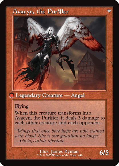 Archangel Avacyn // Avacyn, the Purifier [449] [Retro Frame] [Innistrad Remastered] [Non-Foil]
