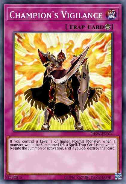 Champion's Vigilance - SS02-ENV01 - Ultra Rare - 1st Edition