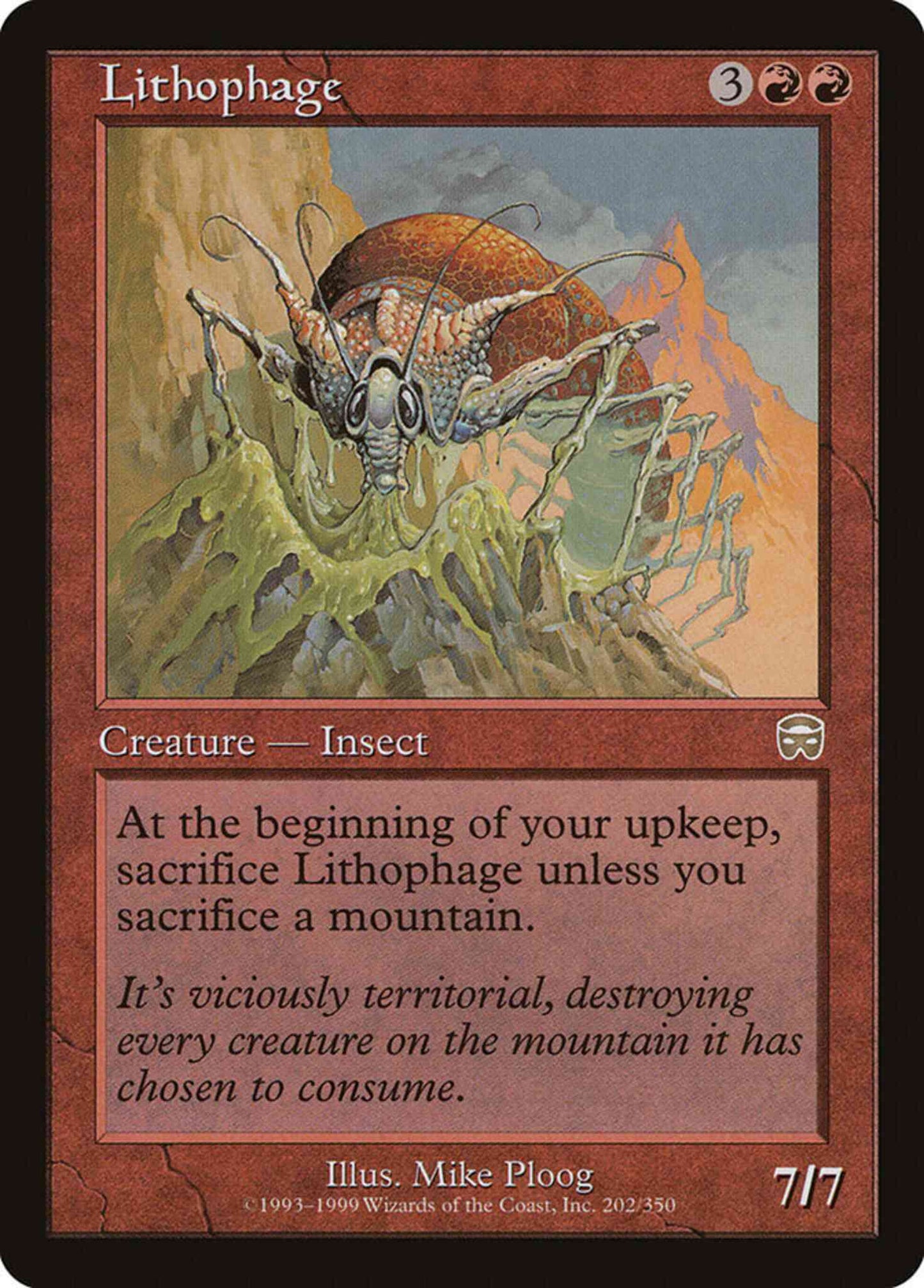 Lithophage [202] [Mercadian Masques] [Non-Foil]