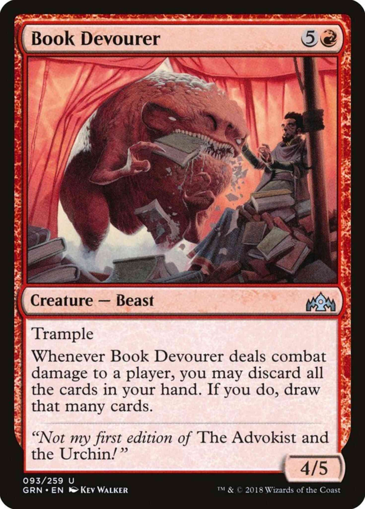 Book Devourer [93] [Guilds of Ravnica] [Non-Foil]