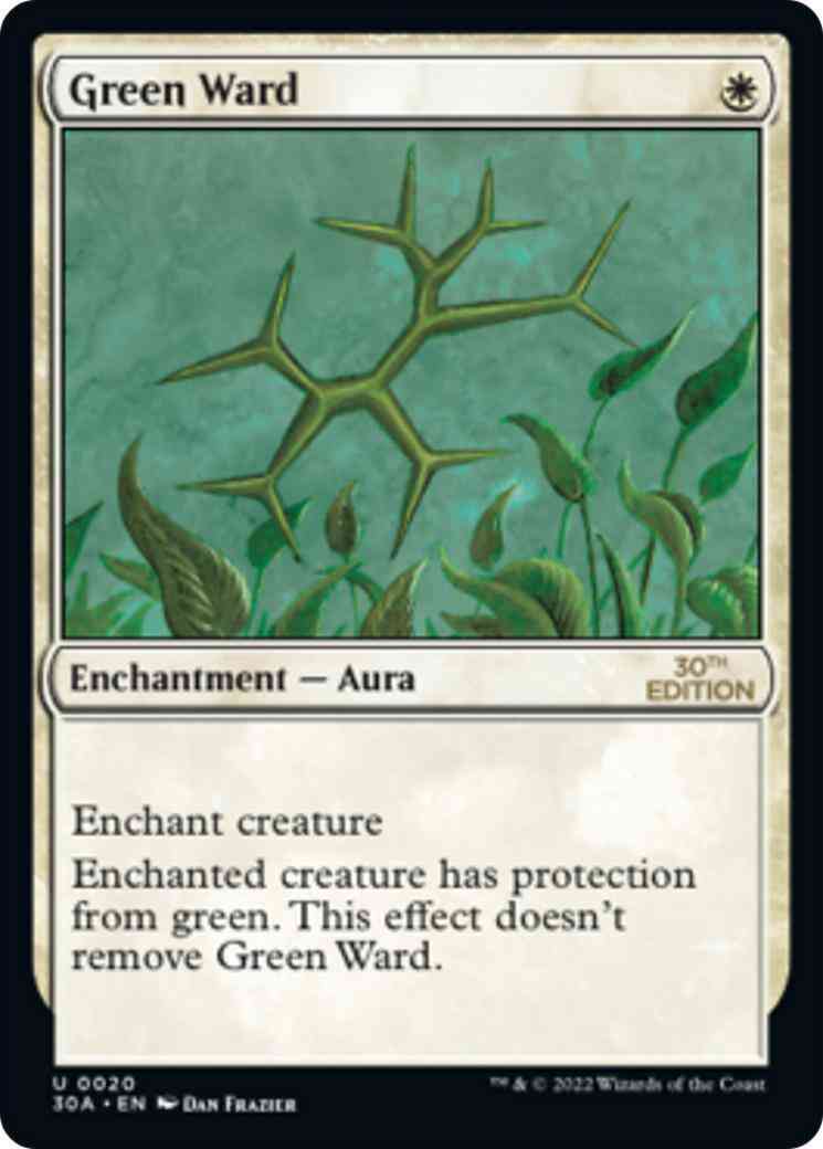 Green Ward [20] [30th Anniversary Edition] [Non-Foil]