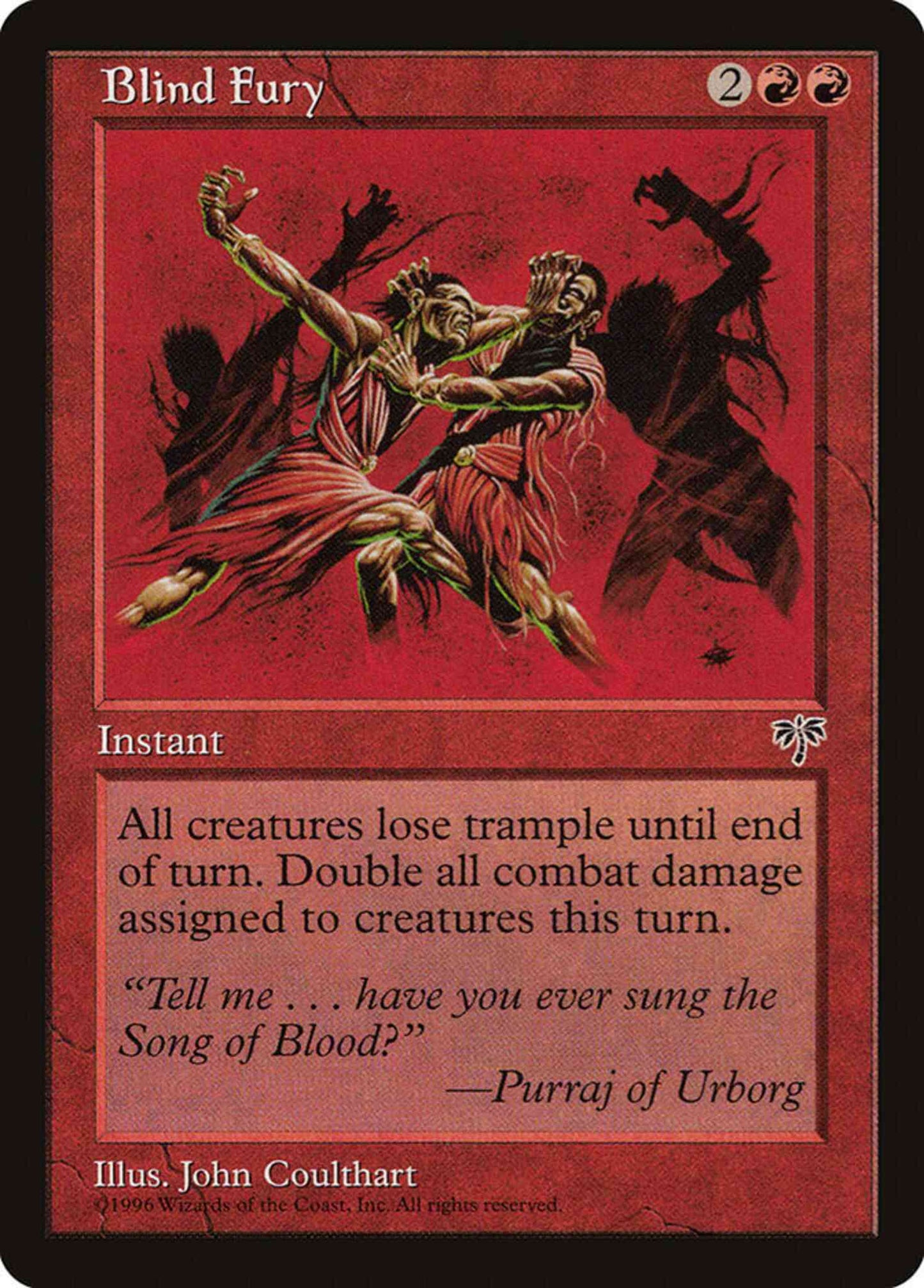 Blind Fury [158] [Mirage] [Non-Foil]