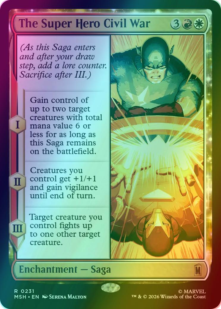 The Super Hero Civil War [231] [Marvel Super Heroes] [Foil]