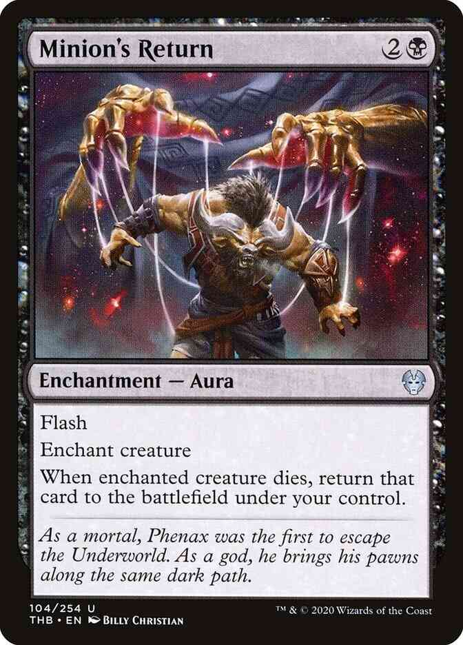 Minion's Return [104] [Theros Beyond Death] [Non-Foil]