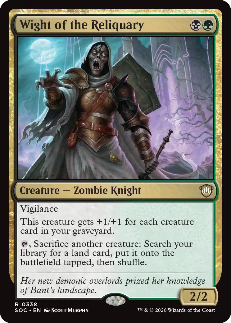 Wight of the Reliquary [338] [Secrets of Strixhaven: Commander] [Non-Foil]