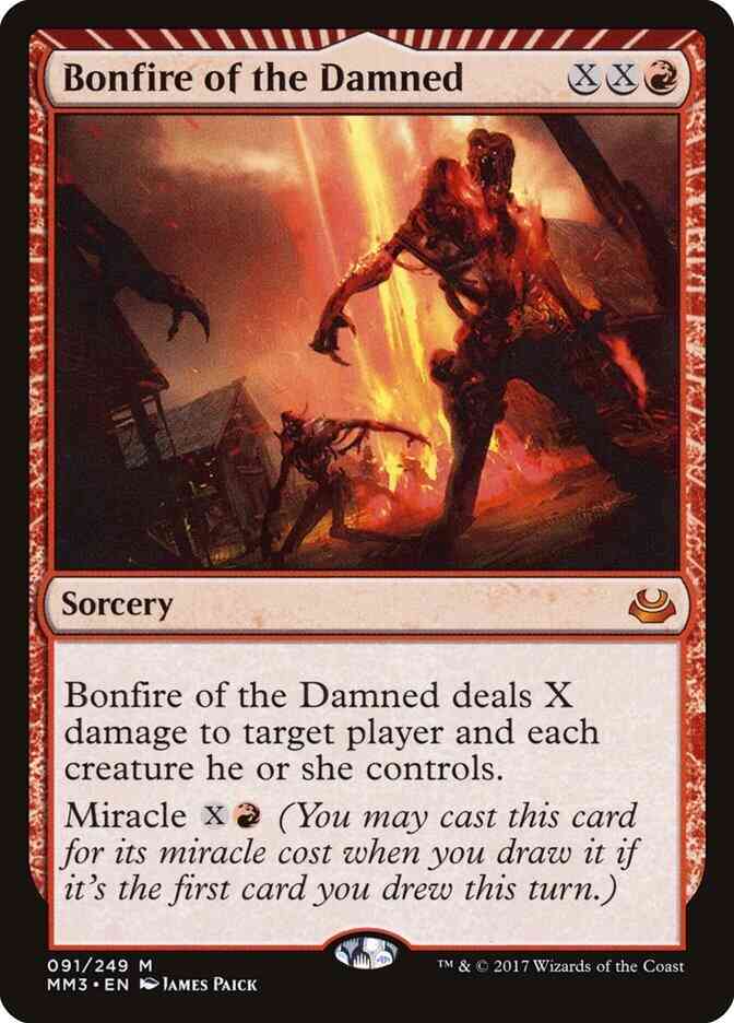 Bonfire of the Damned [91] [Modern Masters 2017] [Non-Foil]