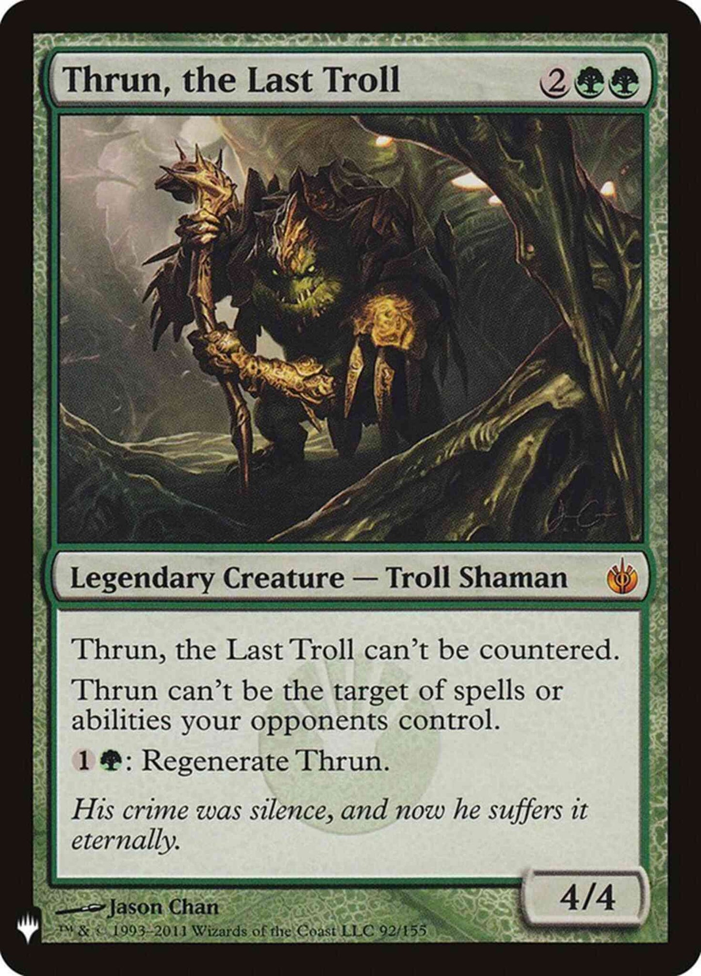 Thrun, the Last Troll [MBS-92] [The List] [Non-Foil]