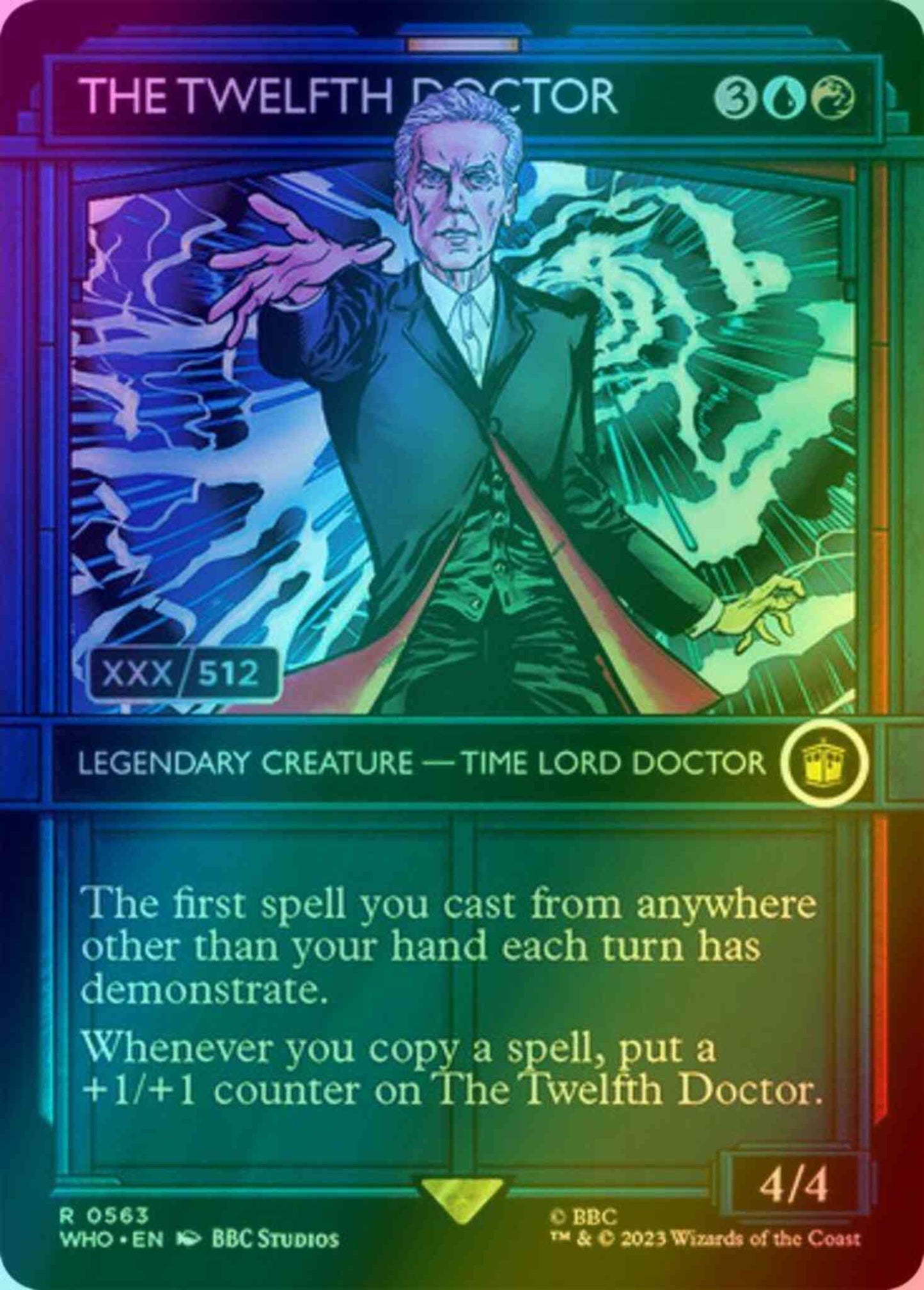 The Twelfth Doctor - Serial Numbered [563z] [TARDIS Showcase] [Universes Beyond: Doctor Who] [Foil]