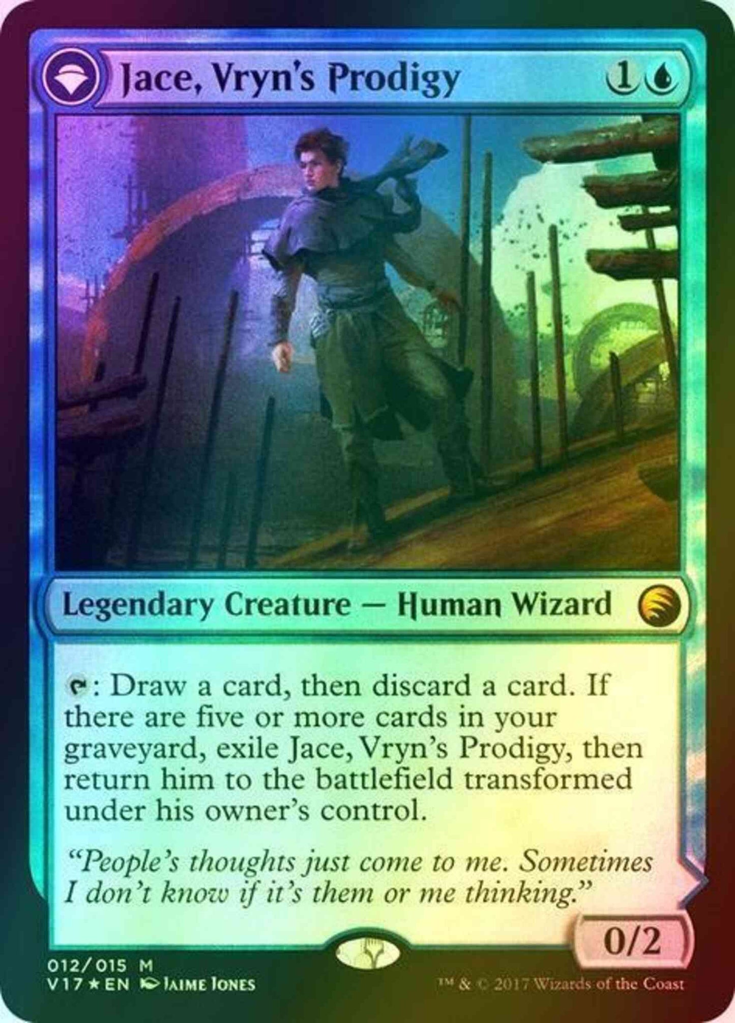 Jace, Vryn's Prodigy // Jace, Telepath Unbound [12] [From the Vault: Transform] [Foil]