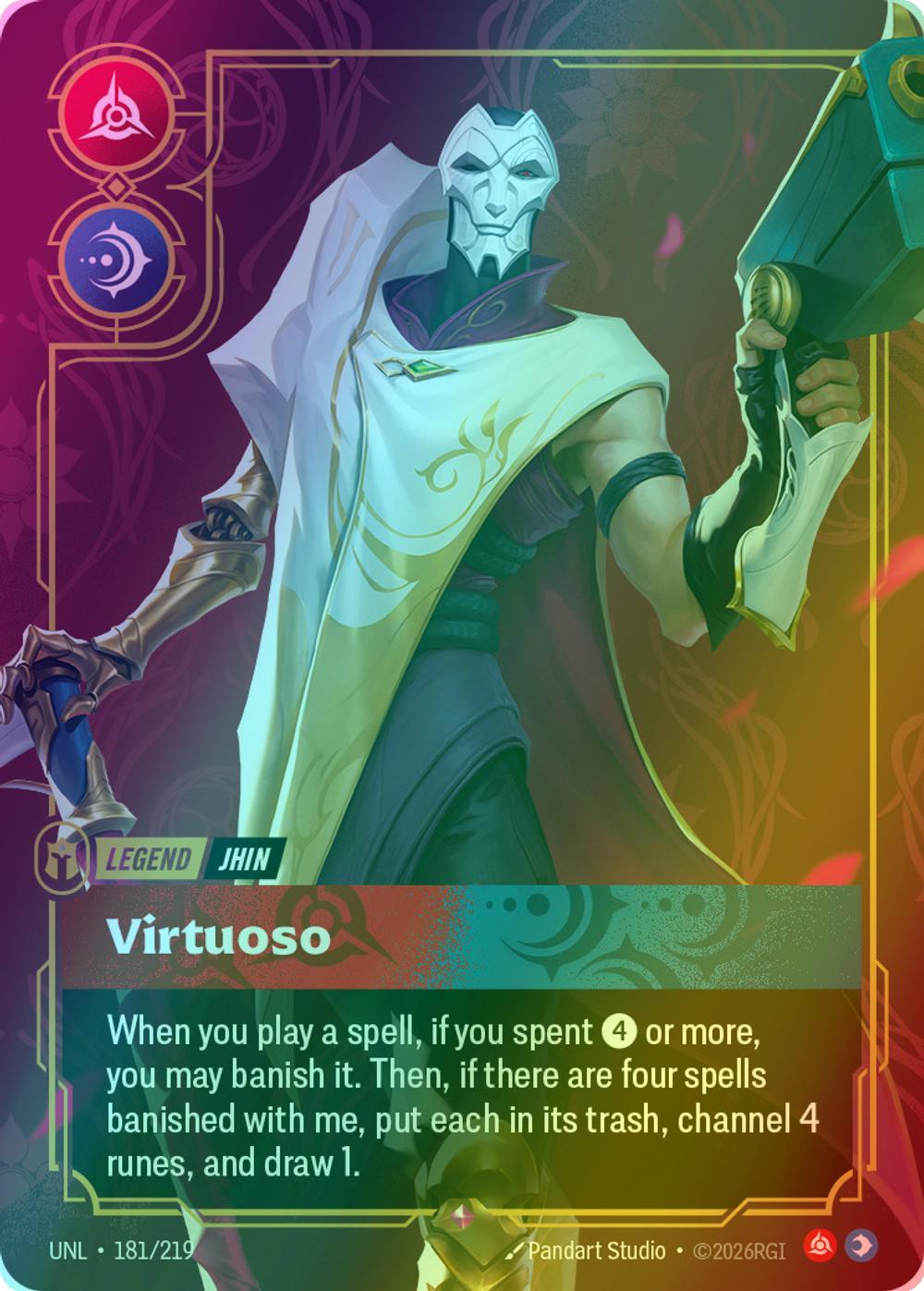 Virtuoso (Jhin) - 181/219 [Unleashed] [Foil]