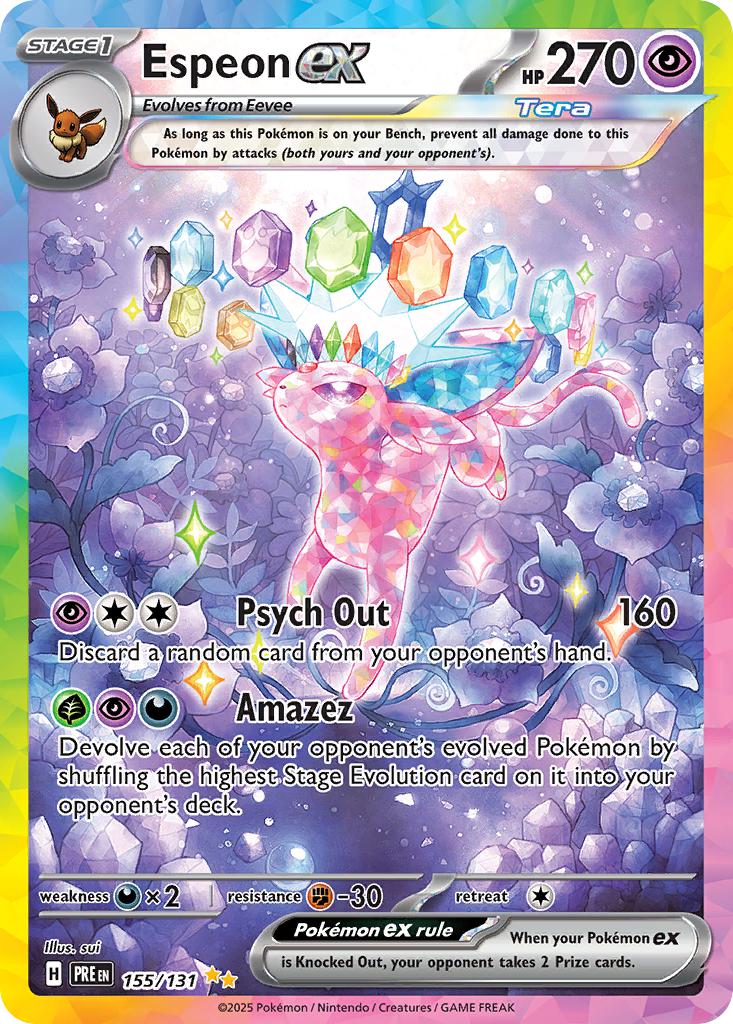 Espeon ex - 155/131 - Special Illustration Rare [sv085-155] [Ultra]