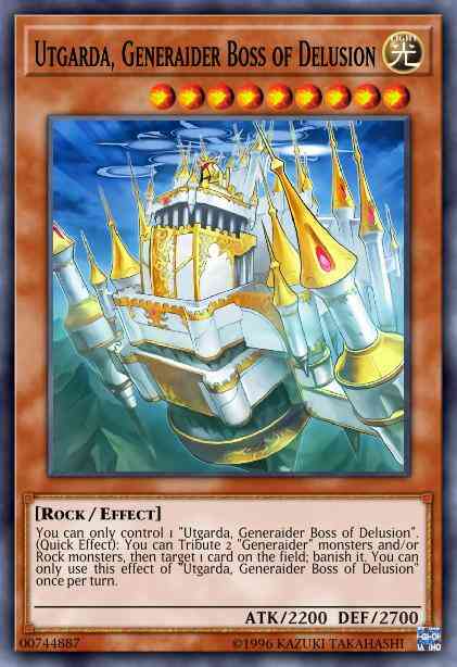 Utgarda, Generaider Boss of Delusion - IGAS-EN022 - Super Rare - Unlimited